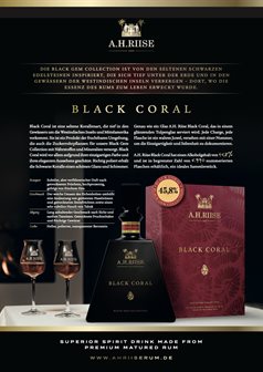 A.H. Riise Black Gem Collection - Black Coral DE, 70cl - slikforvoksne.dk