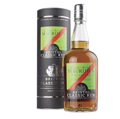 Bristol Classic Rum - Mauritius 5y, 43%, 70cl - slikforvoksne.dk