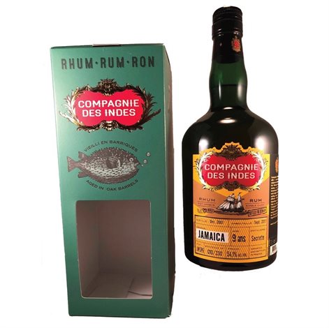 Compagnie des Indes - Jamaica 9 Years Old, 54,1%, 70cl - slikforvoksne.dk