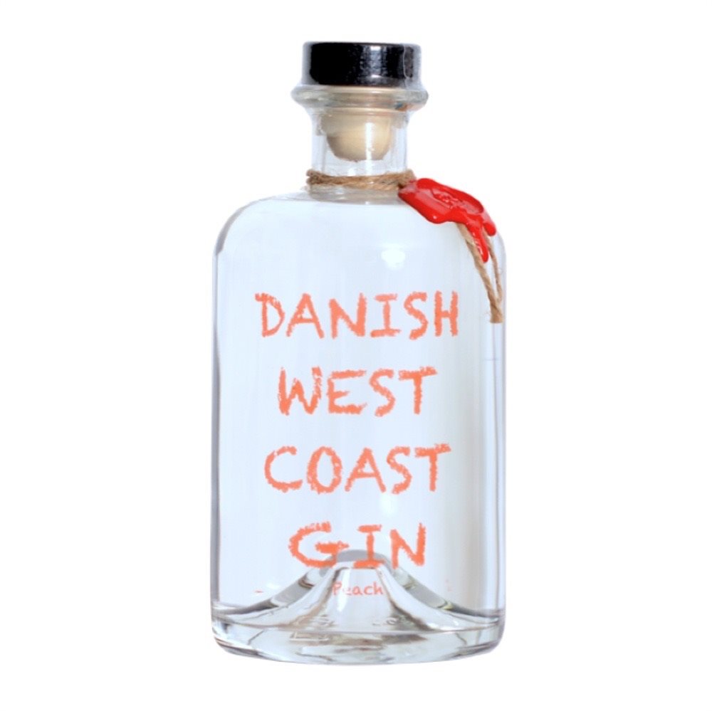 dine Globus Fortov Danish West Coast Gin - Peach, 42%, 50cl - slikforvoksne.dk