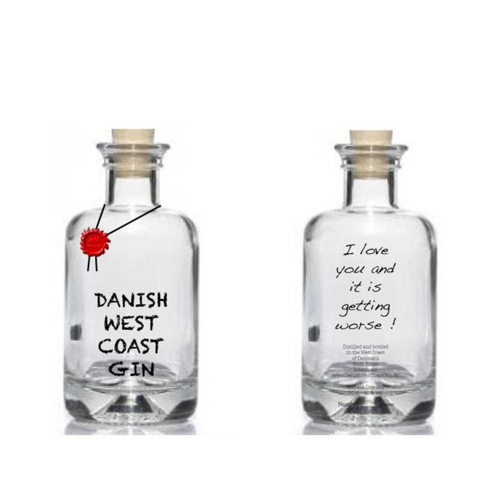 glide kæmpe disharmoni Danish West Coast Gin, 42%, 50cl - slikforvoksne.dk
