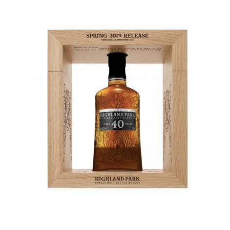 Highland Park 40y, Spring 2019 Release, Single Malt Whisky, 43,2%, 70cl - slikforvoksne.dk