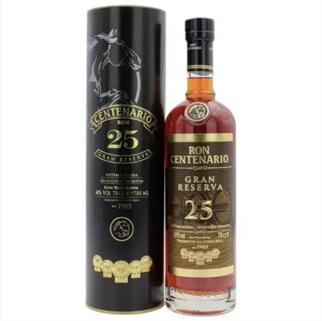 Ron Centenario - 25 Años Solera Gran Reserva, 40%, 70cl - slikforvoksne.dk