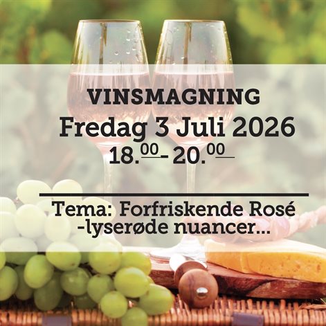 Rosesmagning fredag d. 3 Juli 2026 - slikforvoksne.dk