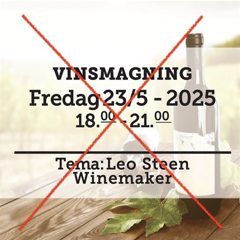 Vinsmagning fredag d. 23 maj 2025 - slikforvoksne.dk